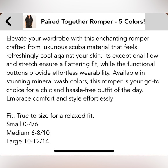 SCUBA fabric ROMPER by Sewn and Seen - Picture 3 of 6